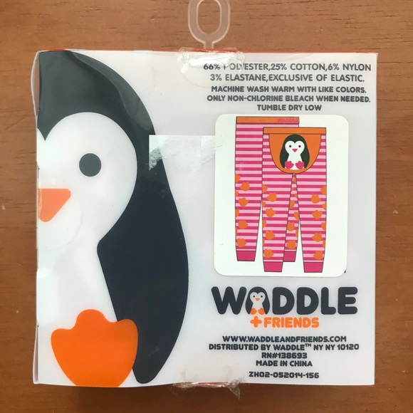 Waddle NEW Footless Tights Penguin Smow Leopard - Picture 5 of 16